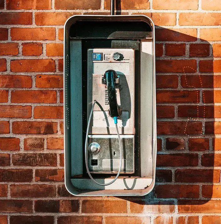 payphone on the wall